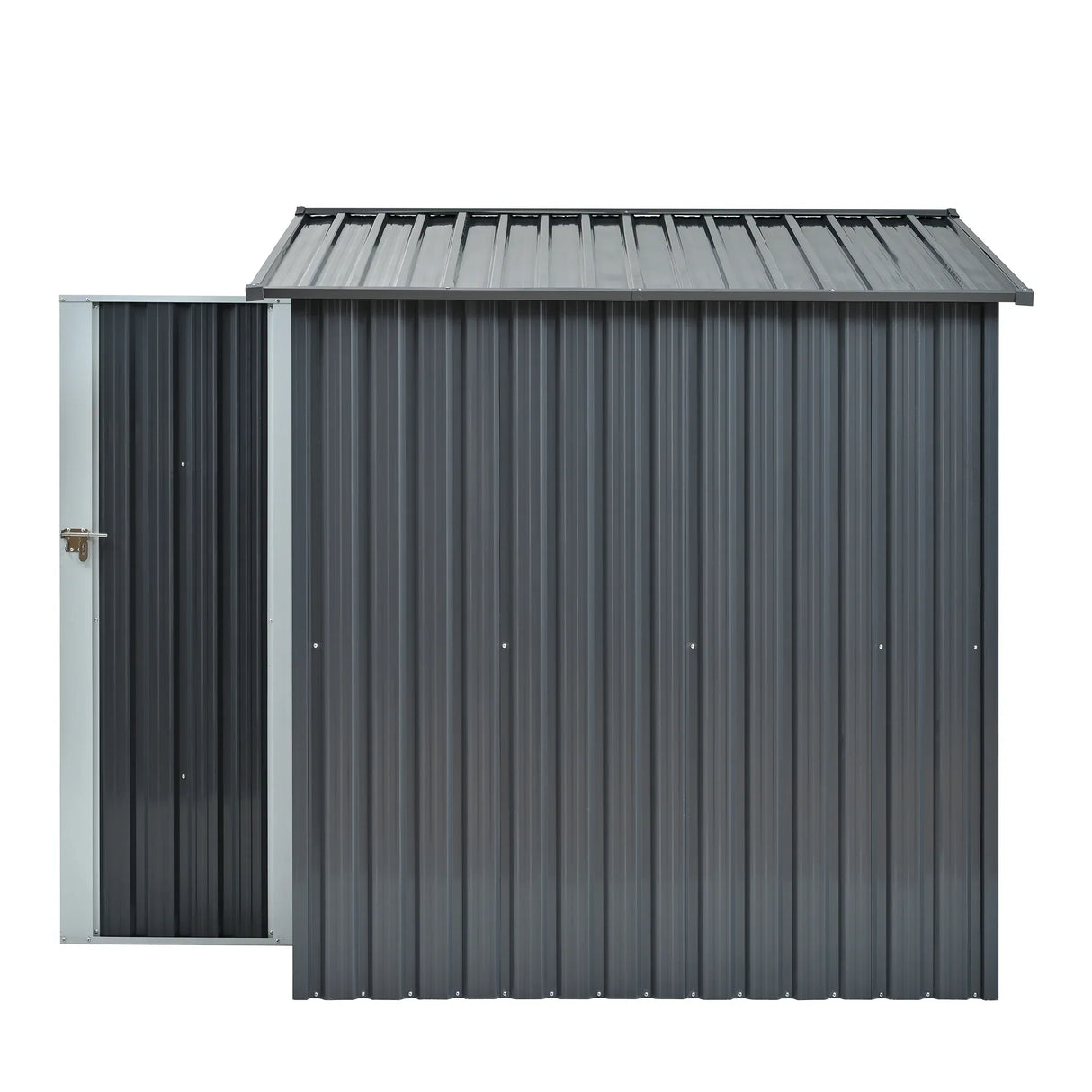 Heavy-Duty Galvanized Steel 6x8ft Outdoor Storage Shed - Omega Lifestyles