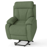 Power Lift Recliner Medium-Soft Snowflake Velvet Chair - Omega Lifestyles