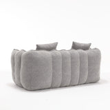 Chenille High Resilience Foam Cozy Bean Bag Chair - Omega Lifestyles