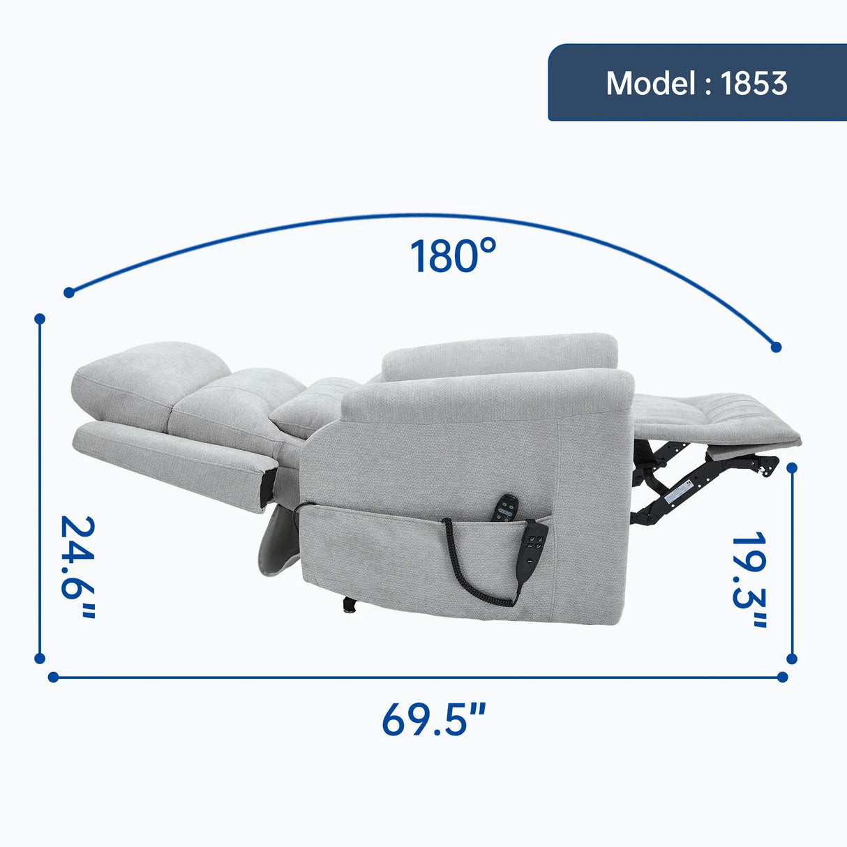 Dual Motor Power Lift Recliner Chair With Massage Heating - Omega Lifestyles