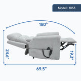 Dual Motor Power Lift Recliner Chair With Massage Heating - Omega Lifestyles