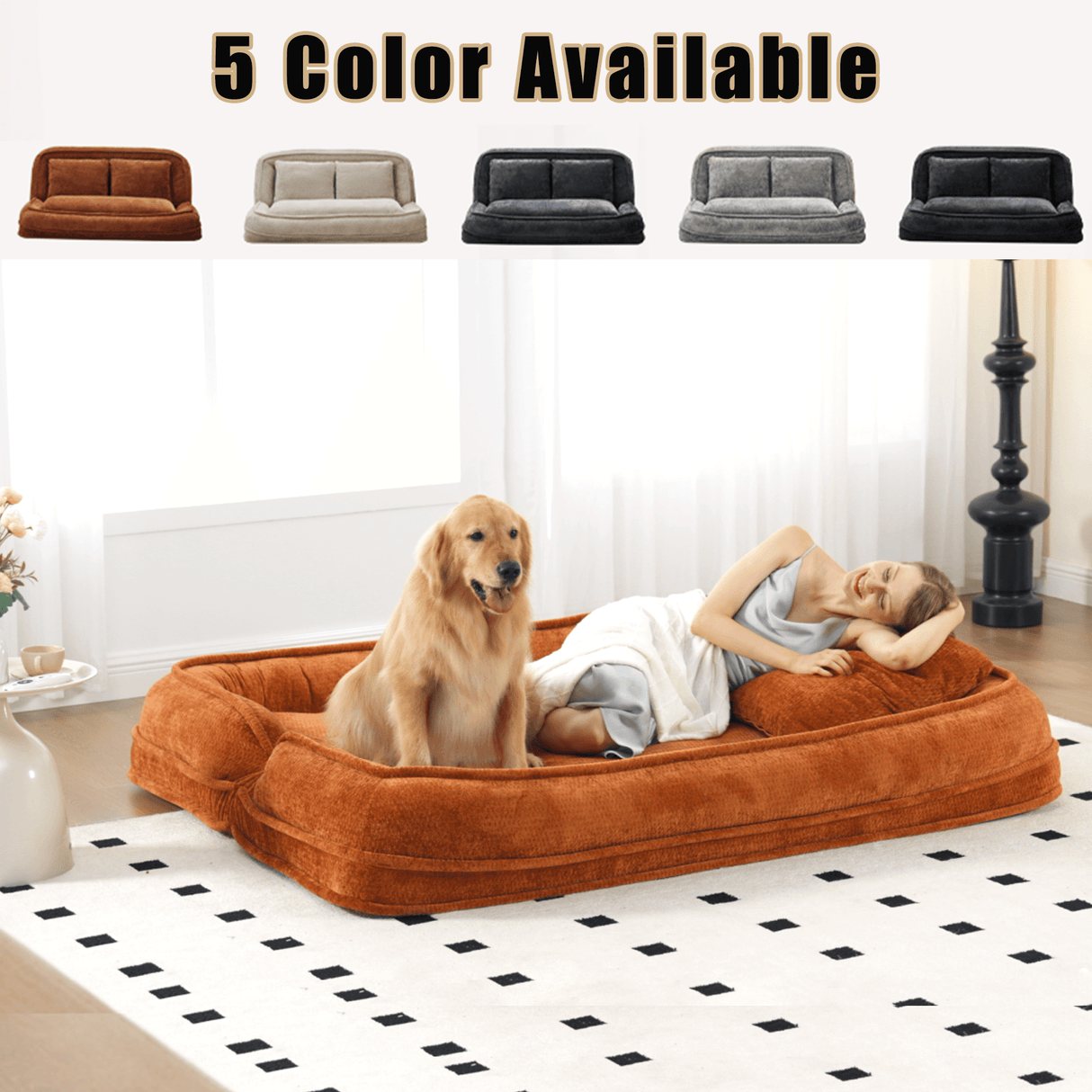 Convertible Adjustable Position Chenille Lazy Loveseat Sofa - Sleep Galleria