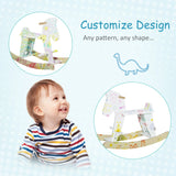 Wooden Toddler Rocking Horse Ride-On Toy - Omega Lifestyles