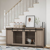 Modern Multipurpose Dog Crate Furniture With Storage - Sleep Galleria