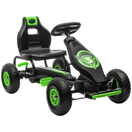 Kids Pedal Go Kart With Ergonomic Seat And Suspension - Omega Lifestyles