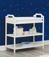 Solid Wood White Changing Table Nursery Furniture - Omega Lifestyles