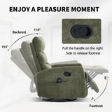 Heat Massage Recliner Chair With Swivel Rocker - Omega Lifestyles