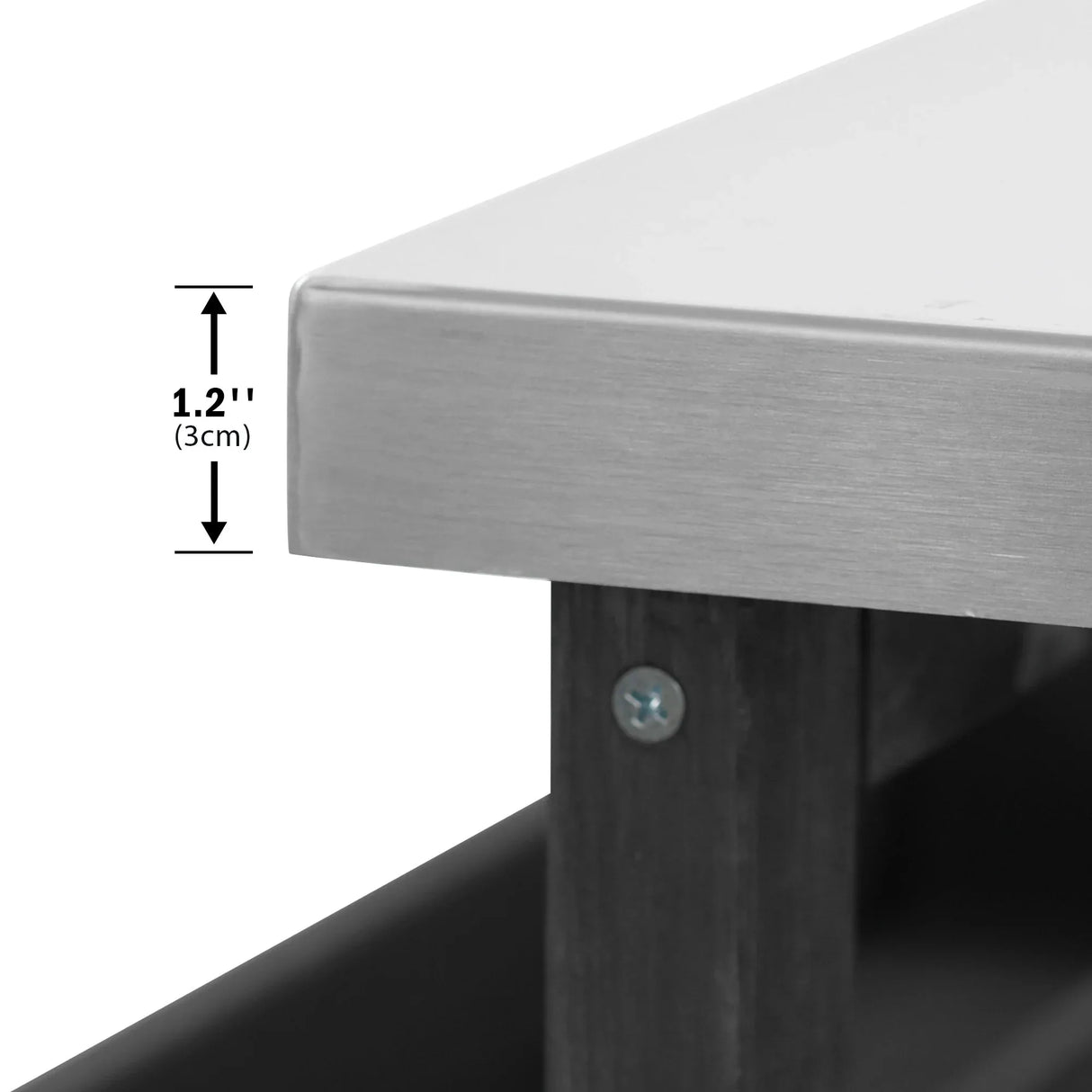 Farmhouse Solid Fir Wood Outdoor Kitchen Island Cart - Omega Lifestyles