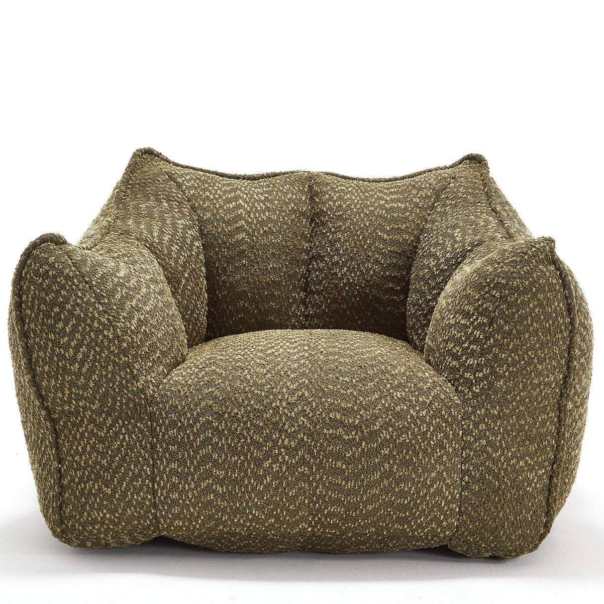 Chenille Bean Bag Chair With Resilient Foam - Omega Lifestyles