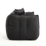 Cozy Chenille Bean Bag Chair With High Resilience Foam - Omega Lifestyles