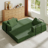 Convertible Folding Soft Corduroy 3-Seat Sofa Bed - Omega Lifestyles