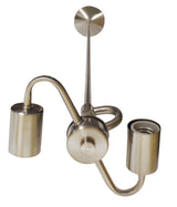 Vintage Brushed Nickel Industrial Pendant Light Fixture