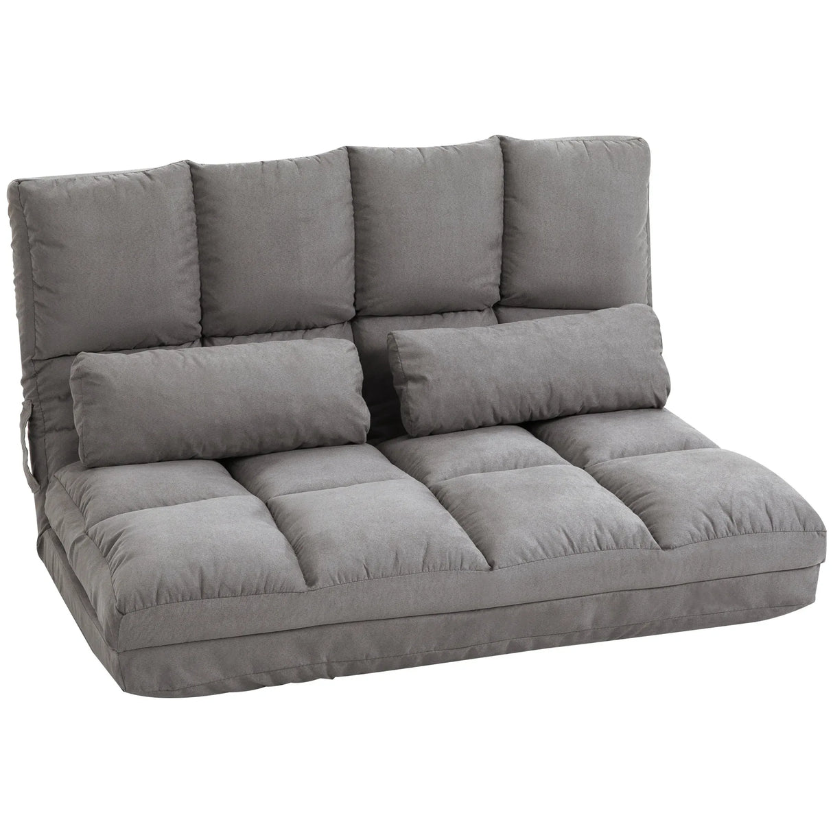 Convertible Floor Sofa Bed Chair With 2 Pillows - Omega Lifestyles