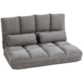 Convertible Floor Sofa Bed Chair With 2 Pillows - Omega Lifestyles