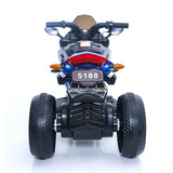 12V Kids Ride-On Motorcycle With PU Seat And Lights - Omega Lifestyles