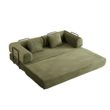 Convertible Corduroy 4-in-1 Sleeper Sofa Bed - Omega Lifestyles