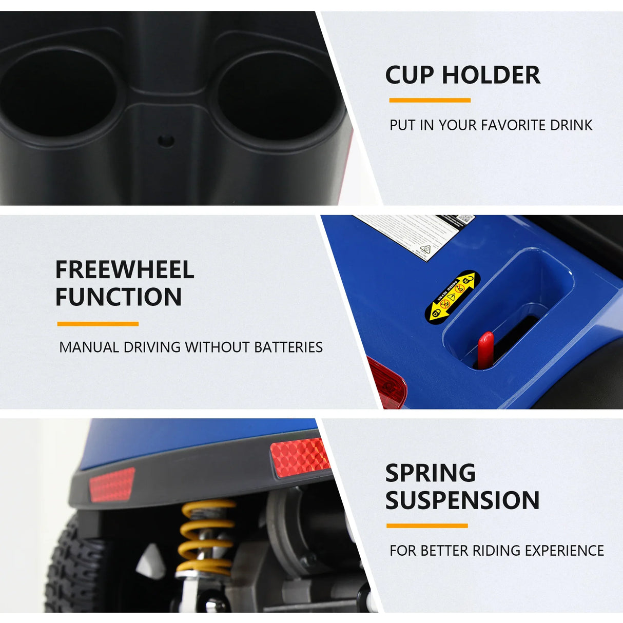 Outdoor Compact Mobility Scooter With Windshield Storage - Omega Lifestyles