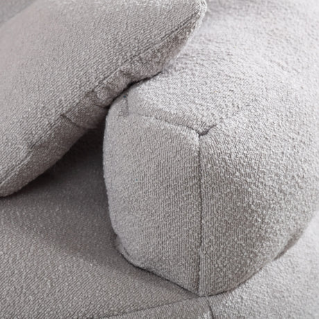 Modern Chenille Circular Foam Sponge Sleeper Chair - Omega Lifestyles