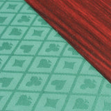 Foldable Modern Wood Racetrack Poker Table With Cup Holders - Omega Lifestyles