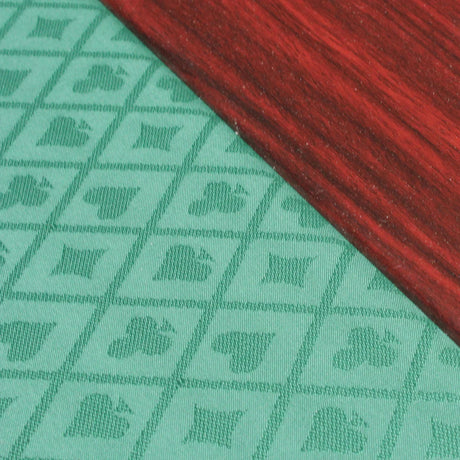 Foldable Modern Wood Racetrack Poker Table With Cup Holders - Omega Lifestyles