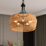 Boho Hemp Rope Hand-Woven Pendant Light - Omega Lifestyles