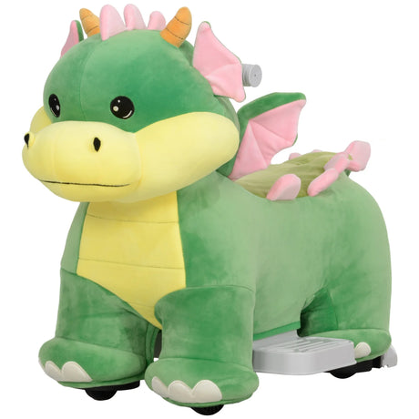 6V Triceratops Electric Ride-On Horse With Music - Omega Lifestyles