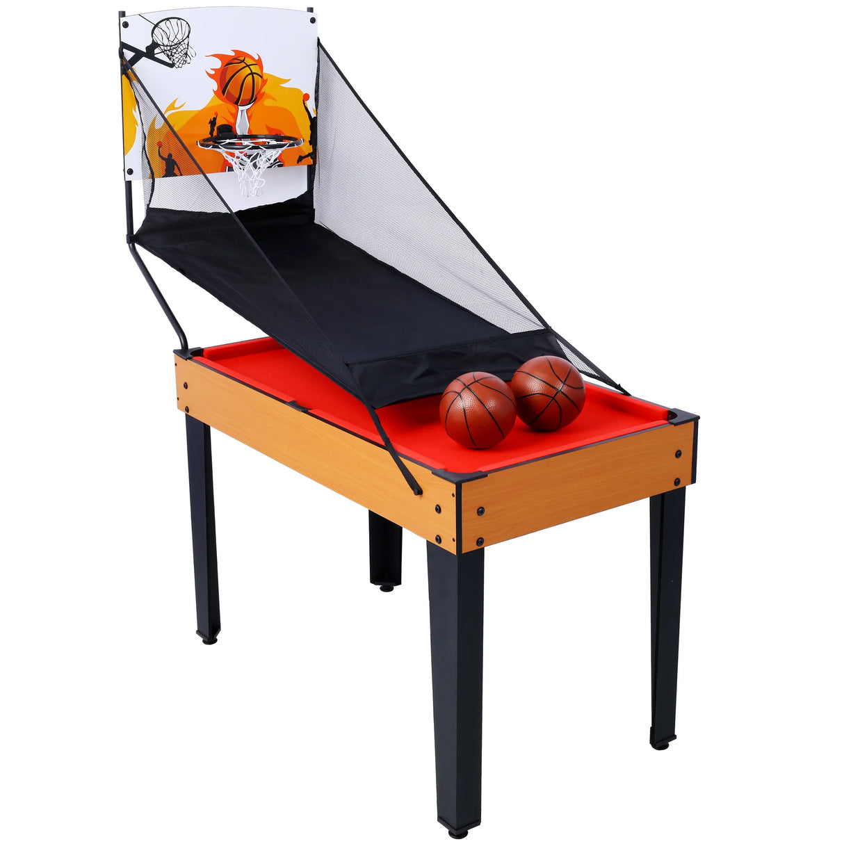 5-in-1 Convertible MDF Steel Multi-Game Table - Omega Lifestyles