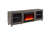 Summit Gray Fireplace TV Stand Console With Heater - Omega Lifestyles
