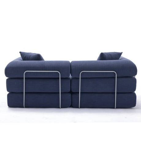 Modular Folding Convertible Corduroy Sofa Bed - Omega Lifestyles