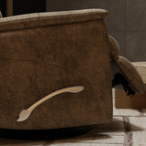 Swivel Glider Recliner With Manual Adjustable Headrest Footrest - Omega Lifestyles