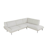 Large Combination 5-Seat Two-Tone Cotton Linen Sofa - Omega Lifestyles