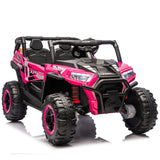 24V Dual-Seat Kids Ride-On UTV With Remote Control - Omega Lifestyles