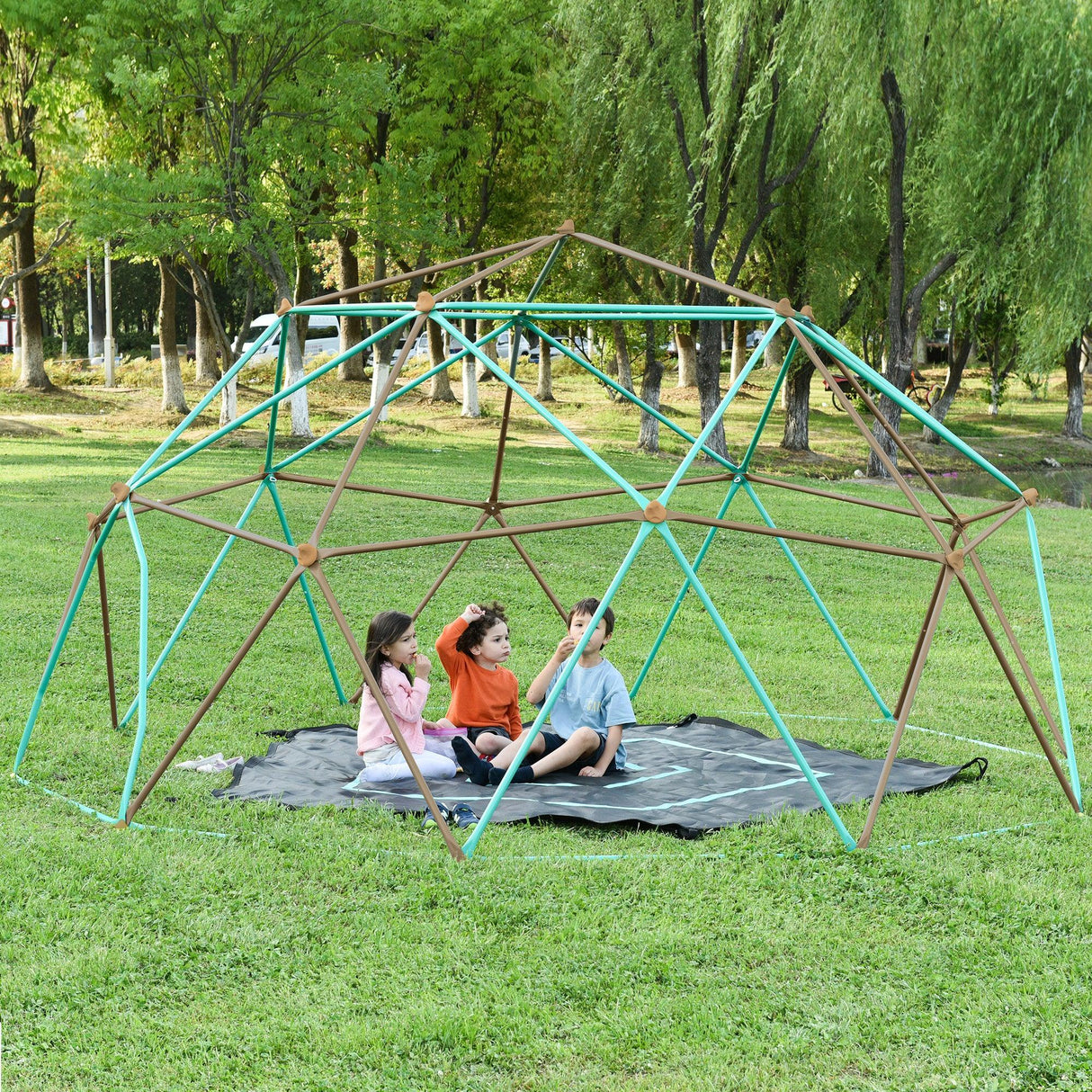13-Inch Rust-Resistant Metal Kids Climbing Dome - Omega Lifestyles