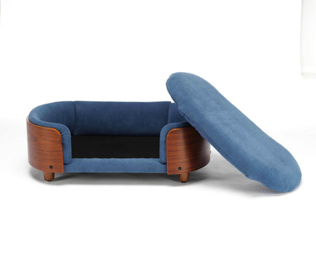 Solid Wood Elevated Orthopedic Dog Bed With Foam Cushion - Sleep Galleria