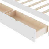 Twin Wood L-Shape Daybed With Storage Drawers - Omega Lifestyles