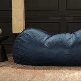 Large 6.5-Foot Cylindrical Microfiber Foam Filled Bean Bag - Omega Lifestyles