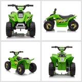 6V Battery-Powered Kids Steel Frame ATV Ride-On Toy - Omega Lifestyles