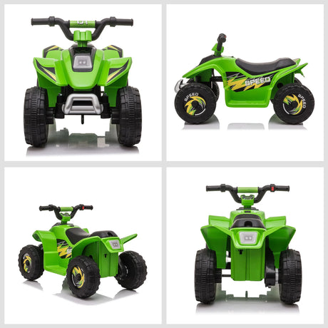 6V Battery-Powered Kids Steel Frame ATV Ride-On Toy - Omega Lifestyles