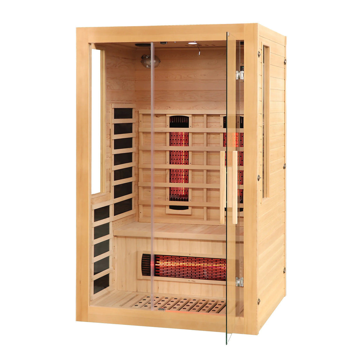 2 to 3 Person Hemlock Wood Low EMF Far Infrared Sauna - Omega Lifestyles