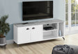 Industrial Style 60-Inch White Grey TV Stand Console - Sleep Galleria