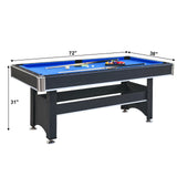 6-Foot Pool Table With Removable Table Tennis Top - Omega Lifestyles