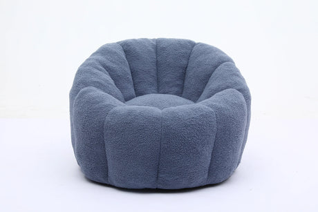 Plush Teddy Foam Bean Bag Chair With Armrests - Omega Lifestyles