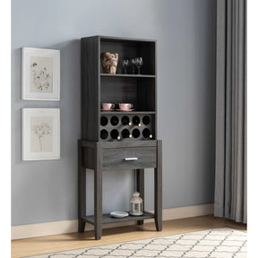 Wine Bar Cabinet Kitchen Storage Cabinet With Drawer - Omega Lifestyles