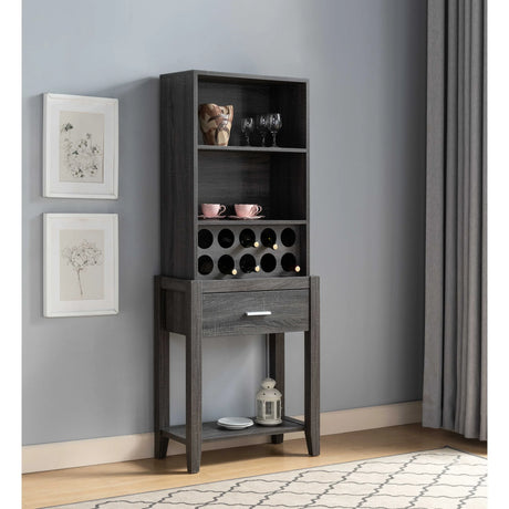 Wine Bar Cabinet Kitchen Storage Cabinet With Drawer - Omega Lifestyles