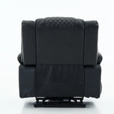 Medium-Firm Remote-Controlled Heating Massage Recliner PU Leather - Omega Lifestyles