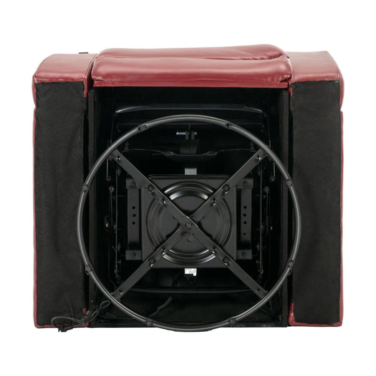 Power Recliner Chair PU Leather With USB Tray Table - Omega Lifestyles