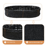 Modern 3-Tier Handwoven Metal Frame Side Table - Omega Lifestyles