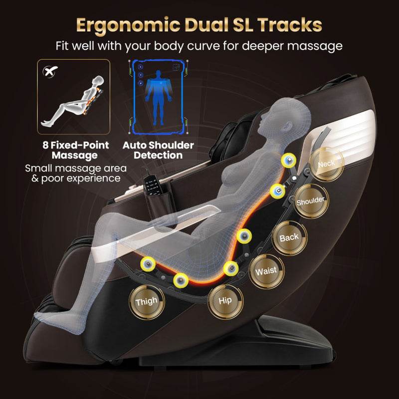 Relaxation 44 - Fully Body Massage Chair with Airbags and Waist Heater