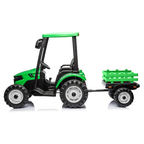 24V Kids Ride On Pedal Tractor With Remote Control - Omega Lifestyles