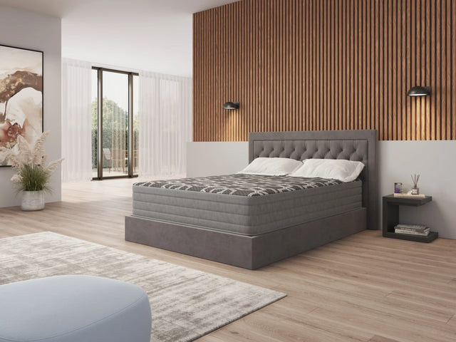 Medium 12-Inch Hybrid Plush King Foam Spring Mattress - Omega Lifestyles